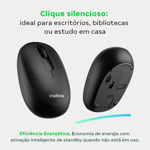 MOUSE INTELBRAS MSI1020 - SEM FIO INTELBRAS
