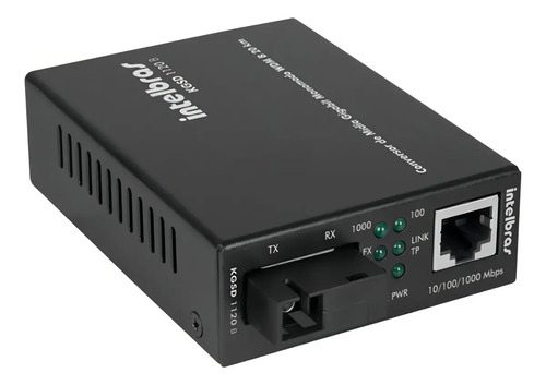 CONVERSORES DE MIDIA GIGA WDM MONOMODO 20 KM - KGSD 1120 B INTELBRAS
