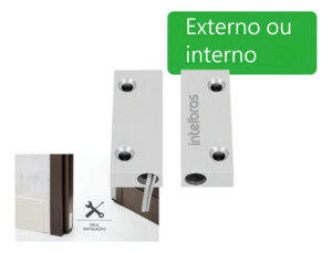 SENSOR MAGNÉTICO C/FIO XAS PORTA AÇO MINI INTELBRAS
