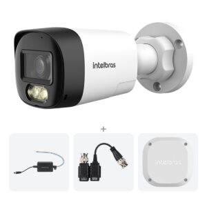 Kit VHD 3220 DUAL AUDIO FC+ CÂMERA BULLET + Fonte + Balun + Vbox