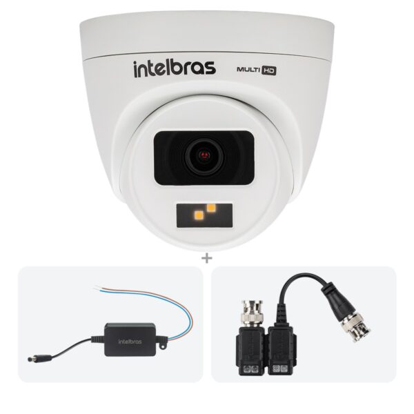 Kit VHD 1120 D FULL COLOR + Fonte + Balun