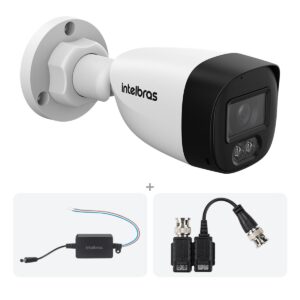 Kit VHD 1230 FULL COLOR MIC + Fonte + Balun