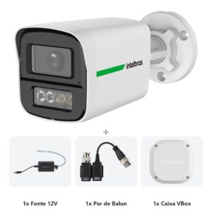 Kit VHD 5250 SUPER COLOR + Fonte + Balun + Vbox