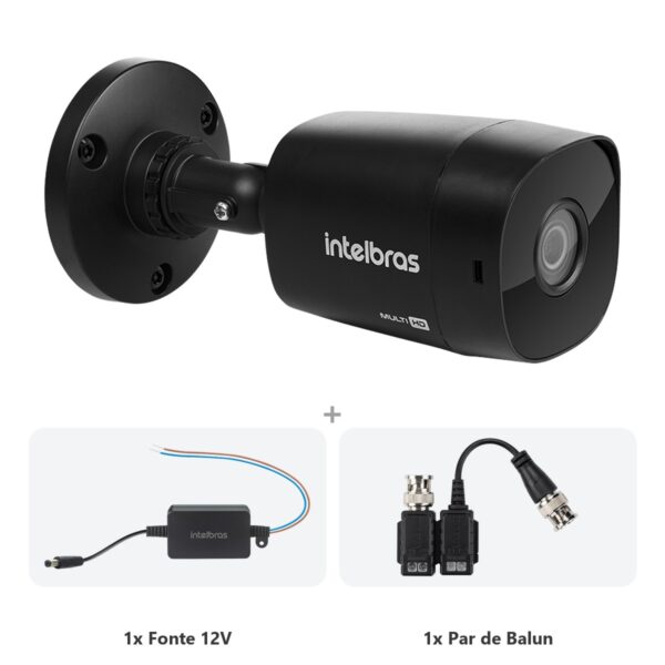 Kit VHD 1230 B BLACK G8 + Fonte + Balun