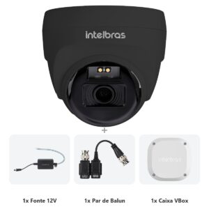 Kit VHD 1220 D FC+ BLACK + Fonte + Balun + Vbox