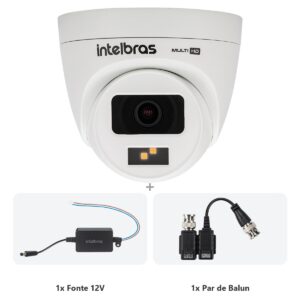 Kit VHD 1120 D FULL COLOR + Fonte + Balun