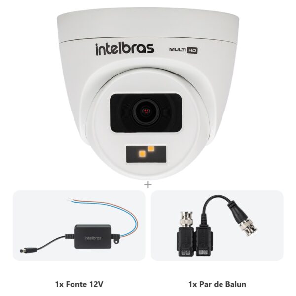 Kit VHD 1120 D FULL COLOR + Fonte + Balun