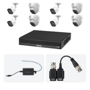 Kit 12 Cameras VHL 1220 B e D + DVR MHDX 1216-C 16 Canais + Fontes + Baluns