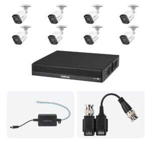 Kit 12 Cameras VHL 1220 B + DVR MHDX 1216-C 16 Canais + Fontes + Baluns